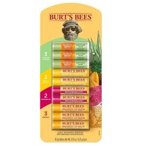 NEW 10 pk Burt’s Bees Chapstick